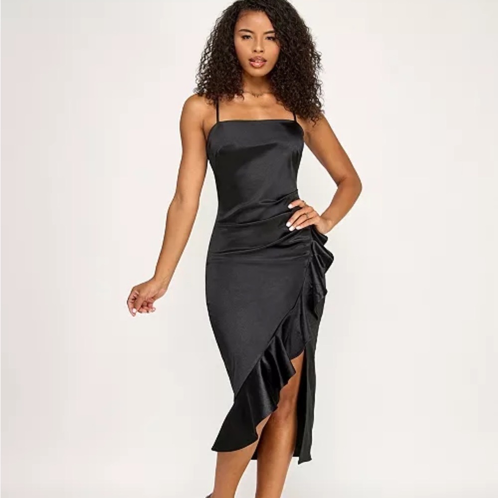 Emerald Sundae
Juniors' Ruffled Side-Pleated Dress